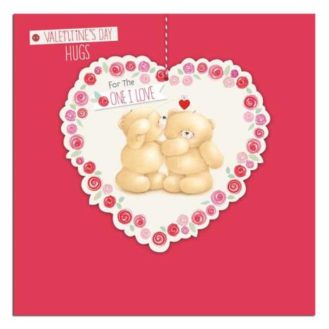 One I Love Square Valentines Day Forever Friends Card